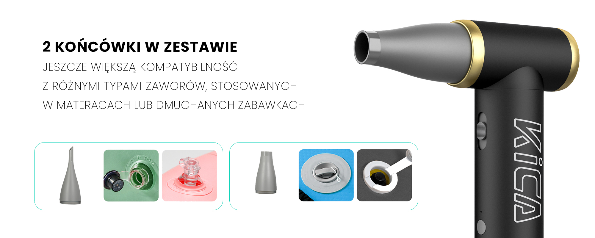 Dmuchawa wielofunkcyjna KiCA Jetfan 2 Kit - czarna